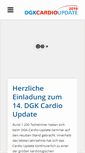 Mobile Screenshot of cardio-update.com